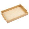 Wooden Tray With Handles: Small
