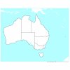 Australia Control Map: Unlabeled
