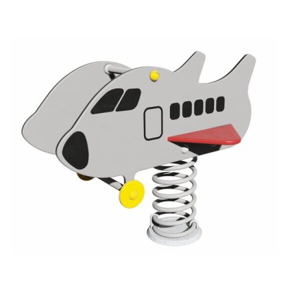 Pružinová houpačka letadélko