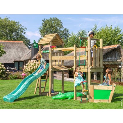 dětské hřiště Jungle Gym Voyager se skluzavkou 01