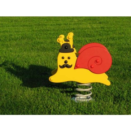 pružinová houpačka šnek