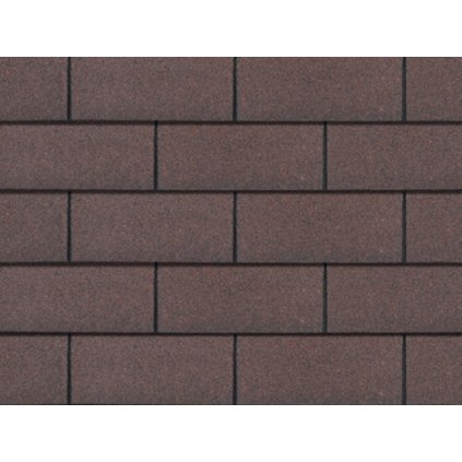šindel hnědý 18m2