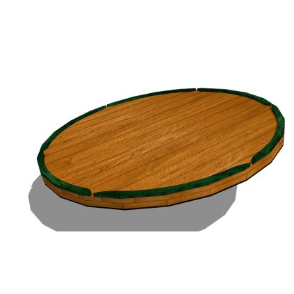 Kolotoč z akátu - Otočný disk