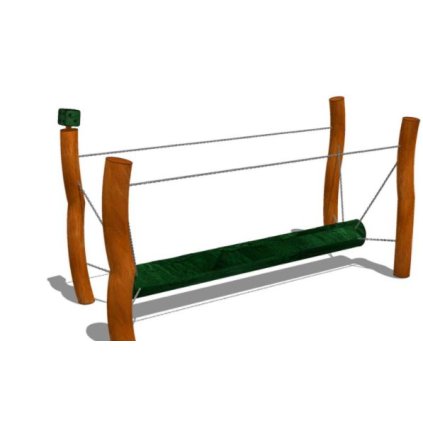 Mostek zavěšený kládový z akátu