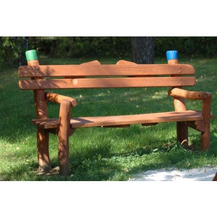 lavice s područkami z akátu 4