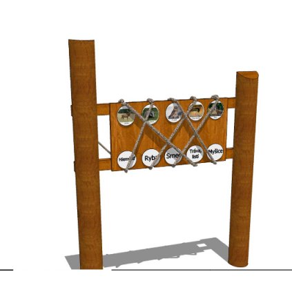Interaktivní hra z akátu - motanice
