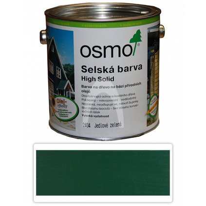 Ochranná olejová lazura OSMO -729 Jedlová zeleň