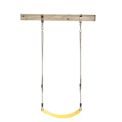 Flexibilní závěsná houpačka Prak žlutá