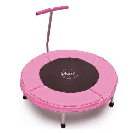 Dětská trampolína růžová 01