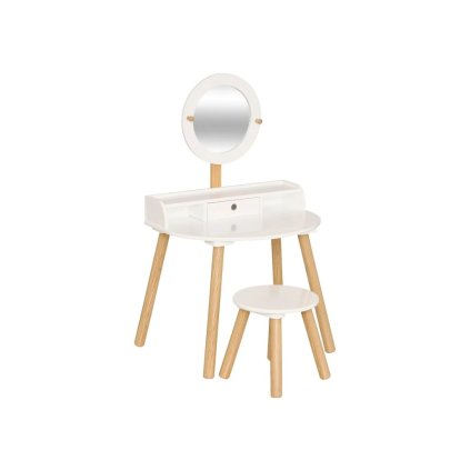 Dětský toaletní stolek se zrcadlem