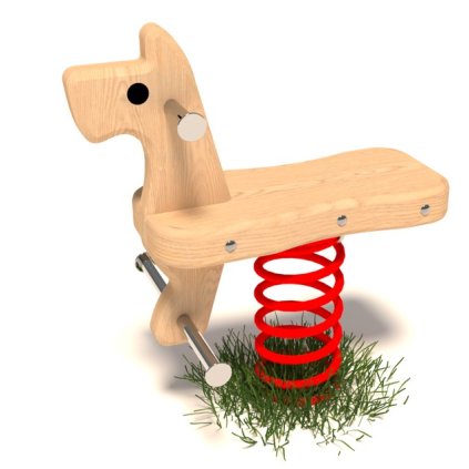 Pružinová houpačka pes