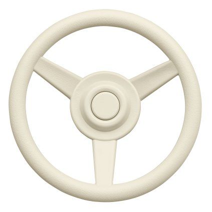 Dětský volant pastelově bílý