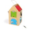 montessori pomůcka domeček se zámky