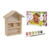 dřevěný hmyzí domeček k vymalování 01