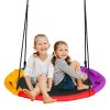 Dětská houpačka hnízdo Rainbow s polštářkem 02