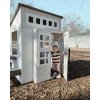 dětský domeček Modern Outdoor z kolekce Kidraft plně vybavený - vstup do domečku