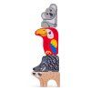 dřevěná deska puzzle zvířátka