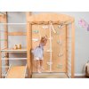Montessori dětské hřiště Tower Climbing s rampou v provedení wood/pastel - 011