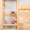 Montessori dětské hřiště Tower Climbing s rampou v provedení wood/pastel - 06