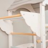 Montessori dětské hřiště Tower Climbing s rampou v provedení white/pastel - 06