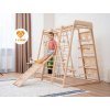 Montessori interiérové hřiště 6v1 s rampou v přírodním provedení s doplňky15
