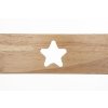 dřevěná židlička  - hvězda