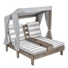 Dětská zahradní lenoška Chaise Lounge Grey 09