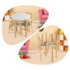 Dětský stůl a židle pastelový 02