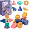 Montessori senzorická stavebnice z měkké gumy 018