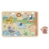 Montessori dřevěné puzzle Zvířátka