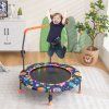 Dětská přenosná trampolína se světýlky Space