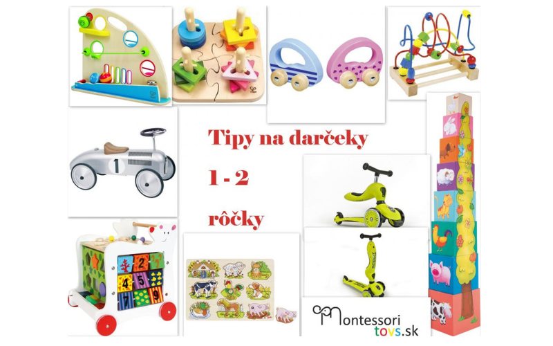 Tipy na darčeky pre 1-2 ročné detičky