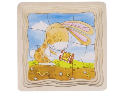 Puzzle zelenina, zajacik, vyvojove