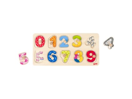 drevene puzzle cisla s pozadim