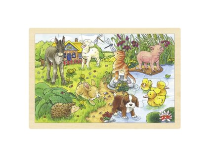 detske drevene puzzle