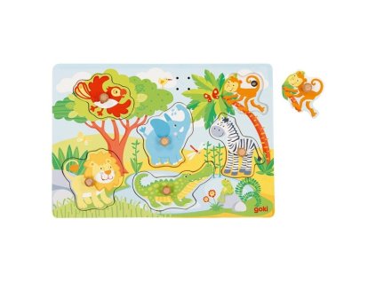 Zvukové puzzle Zoo