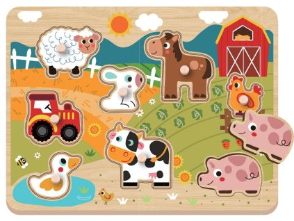 detske drevene puzzle