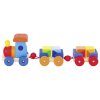 Drevený vláčik s kockami