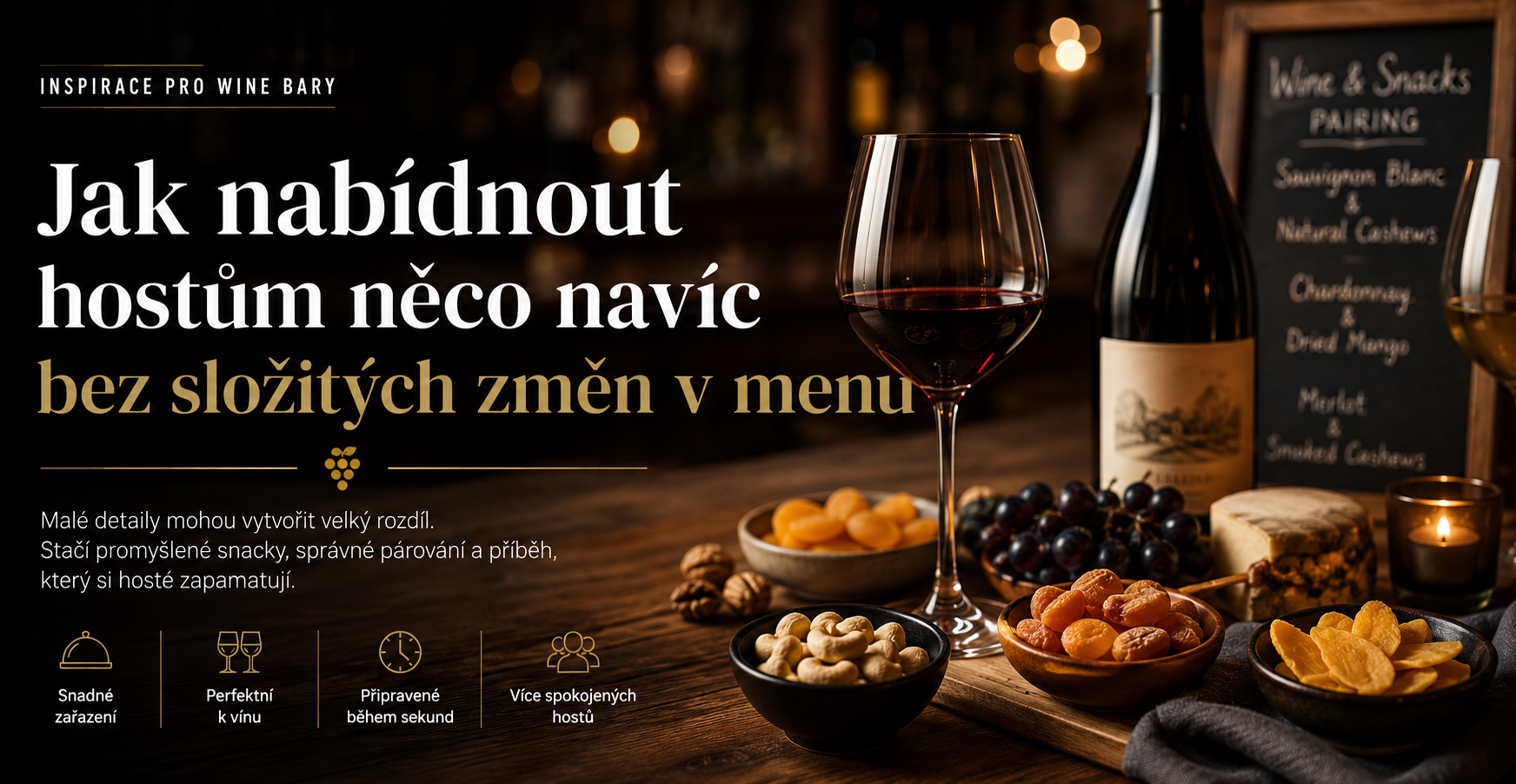 Jak nabídnout hostům něco navíc bez složitých změn v menu