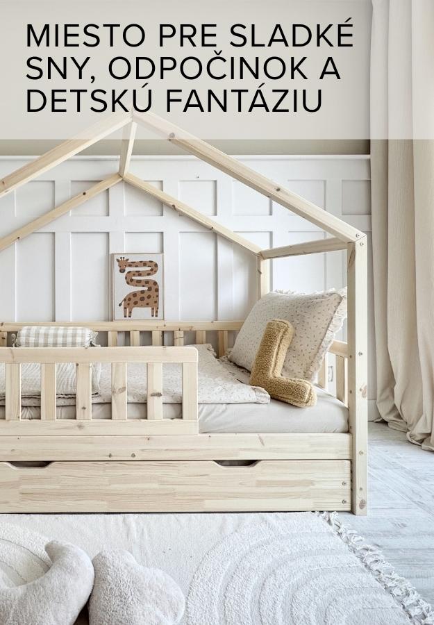 Detské postele z kvalitného dreva