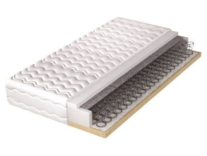 Bonelový matrac v drevenom ráme Helvetia - 160x200 cm 01
