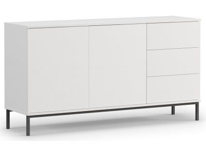 Priestorná komoda Querty - biela 01