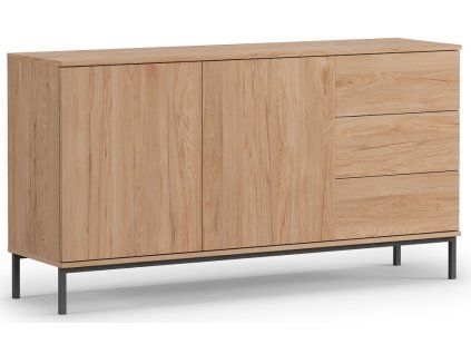 Moderná komoda Querty - rockford hickory 01