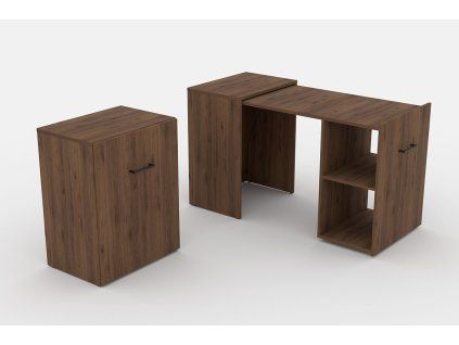 Rozsuvný písací stôl Smart - orech okapi 02