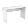 Písací stôl Agapi – matná biela, minimalistický dizajn 02