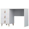 Písací stôl Figo 4 - biely mat 01