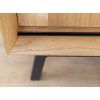 Dubová komoda Modern Loft 3 s barom 10