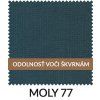 Tkanina Moly 77 - modrozelená