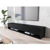 TV stolík Lowboard A 180 - čierny grafit 04