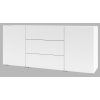 Minimalistická komoda Ava - biela 03